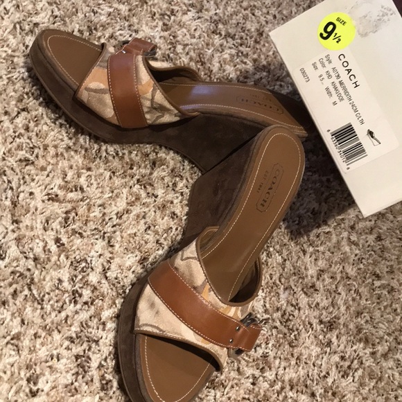coach wedges - Picture 1 of 5
